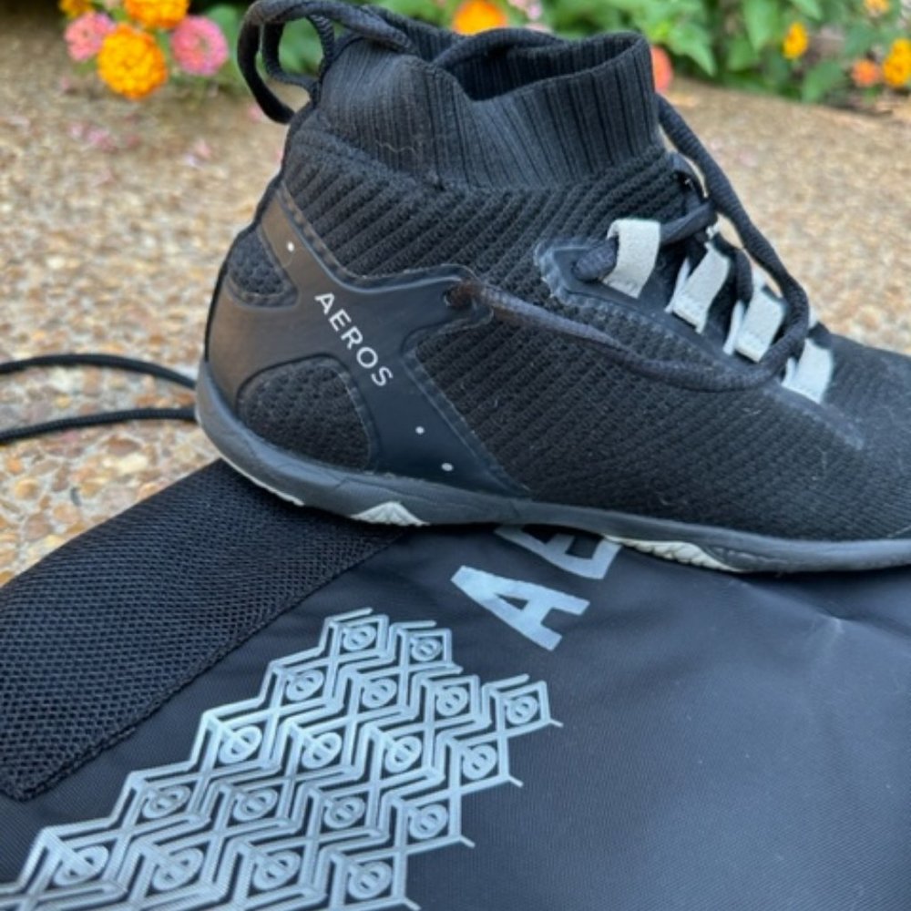 Varsity Aeros Elite Black Cheer Shoes Size 8.5 Gem